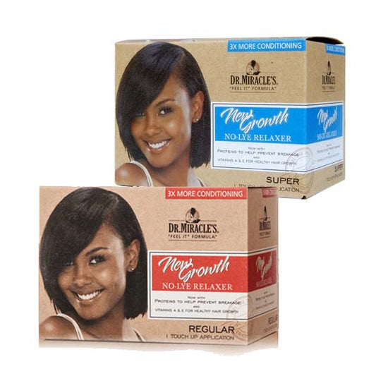 DR MIRACLES New Growth No-Lye Relaxer Kit