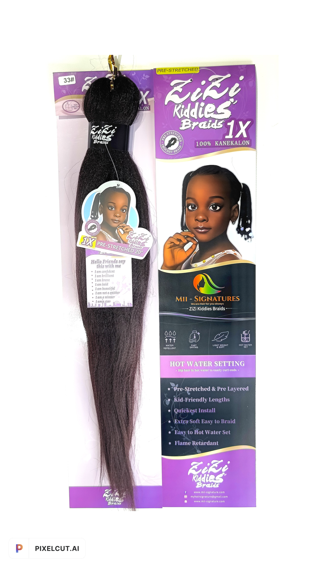 ZIZI Kiddies Braids-20 inches