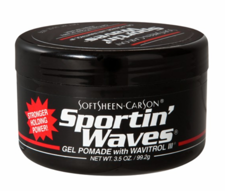 SPORTIN' WAVES Gel Pomade [Black] 3.5oz